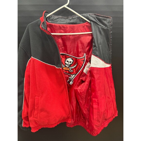 TAMPA BAY BUCS Reversible Fleece/Nylon JACKET Officially Licensed Mens Size XXL - Picture 6 of 12